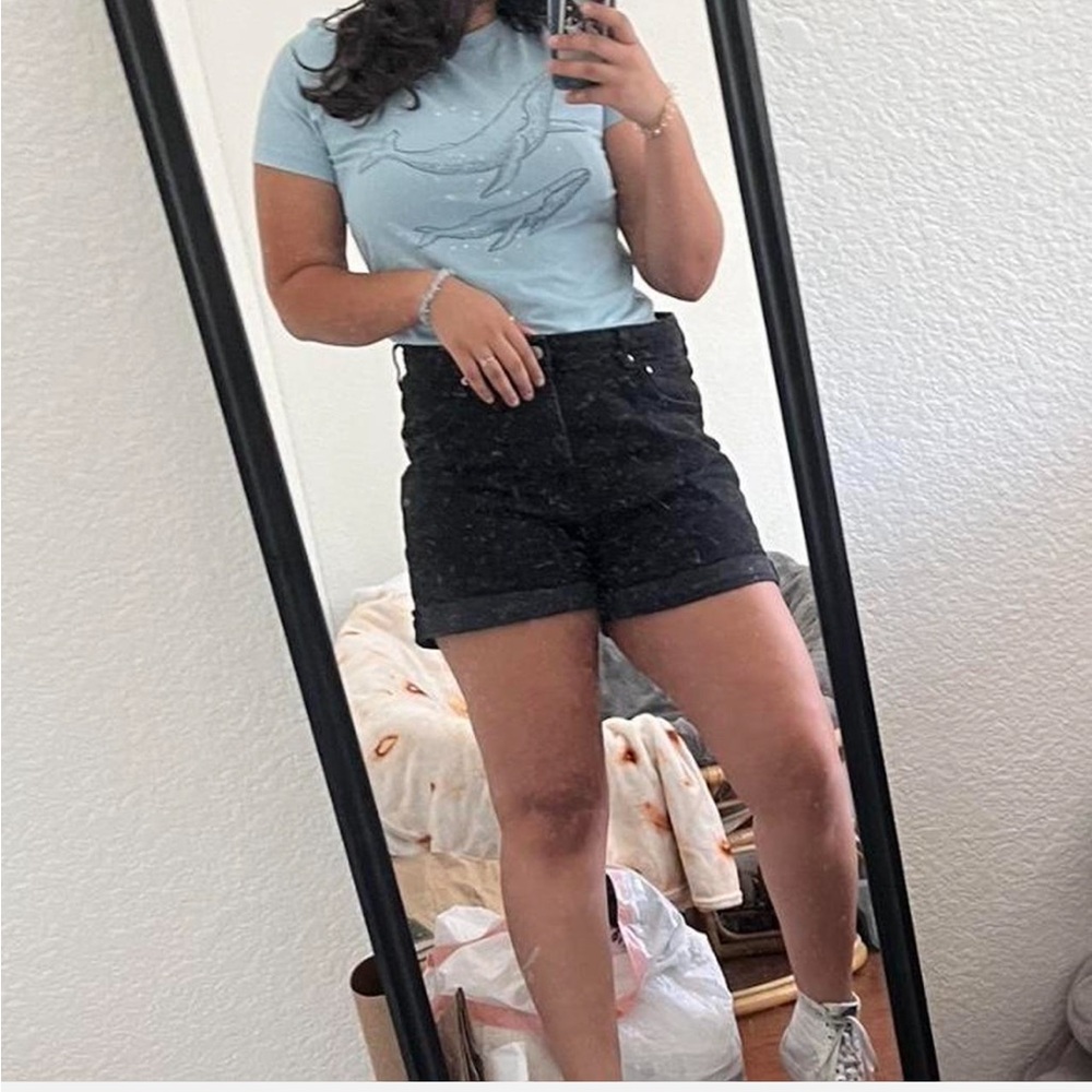 Light Blue Whale Graphic Tee